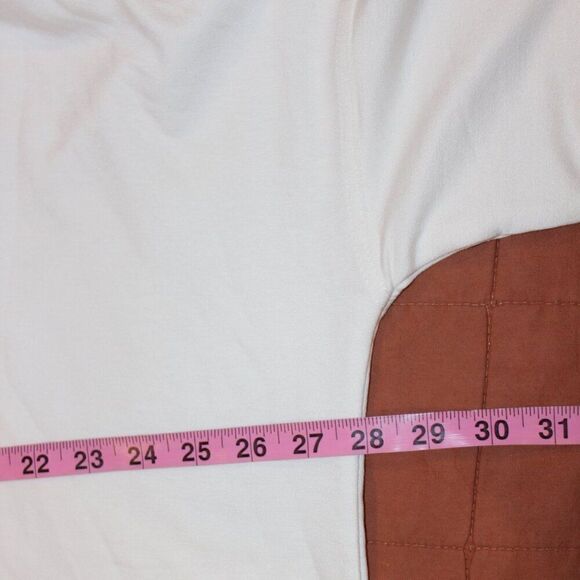 Eloquii White Dolman Sleeve Round Neck Loose-Fit Blouse Women's Size 14/16 plus - Picture 9 of 10